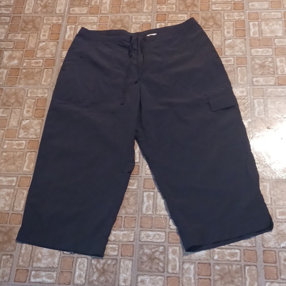 Danskins capris women's size large 100% nylon